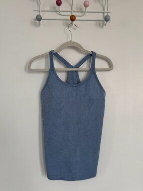 lululemon ebb to street tank top light support size 10